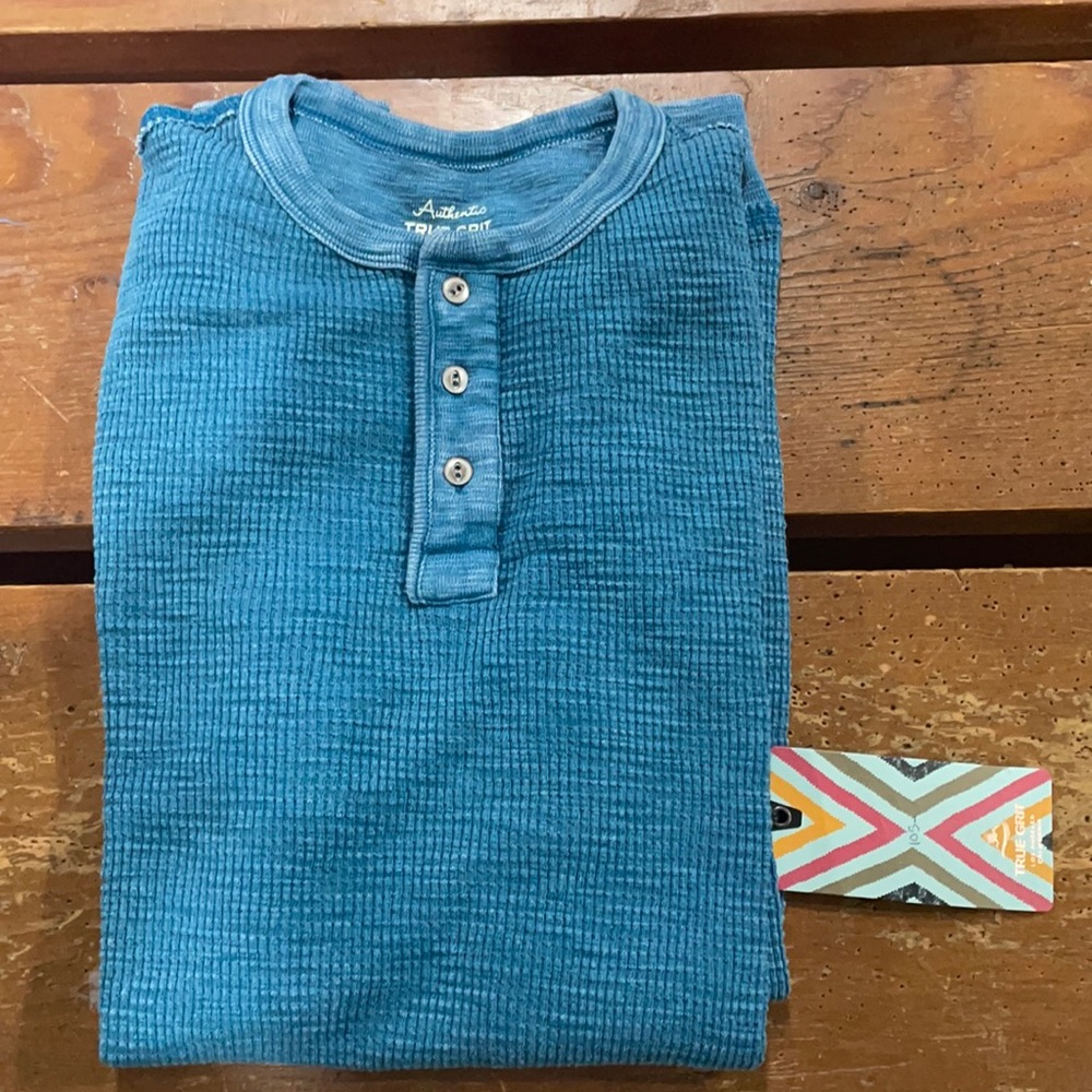COPY - BRAND NEW True Grit 3 button long sleeve shirt
